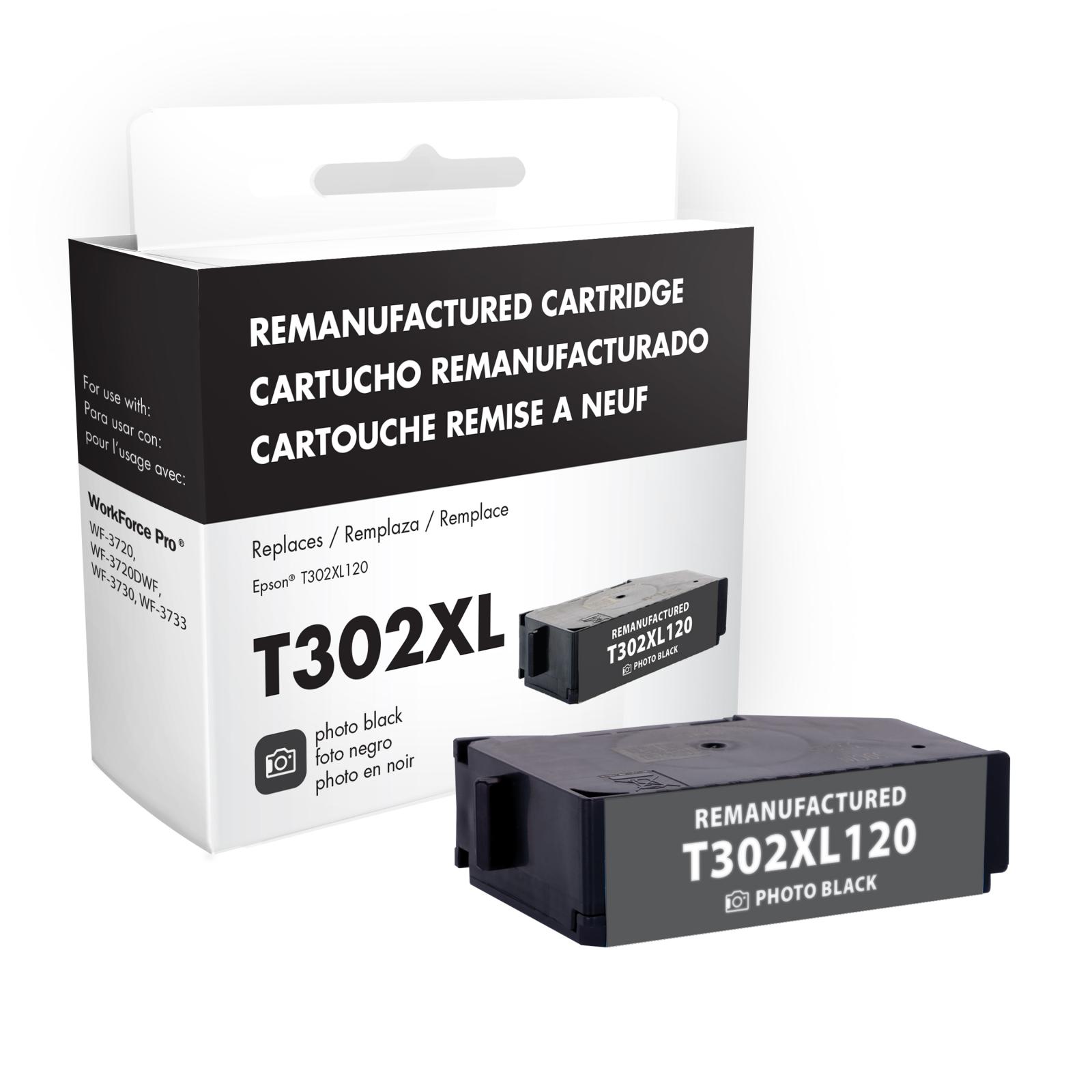 Epson T302XL120 PHOTO BLACK Compatible inkjet for XP-6100 XP-6000